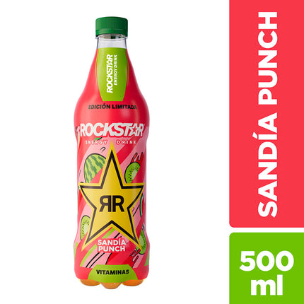Bebida Energética Rockstar Sandía Punch 500 ml