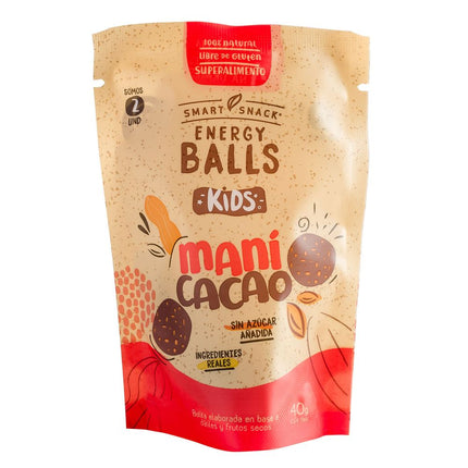 Smart Snack Energyball Maní Cacao 40 g