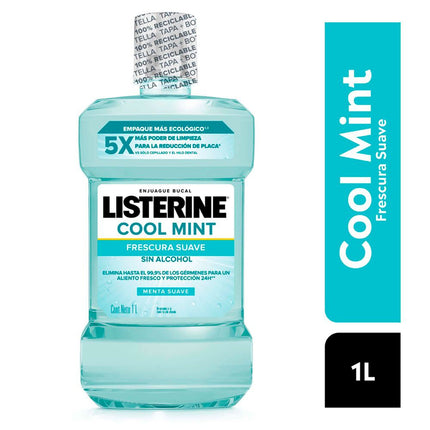 Enjuague Bucal Listerine Cool Mint Zero Alcohol 1 L