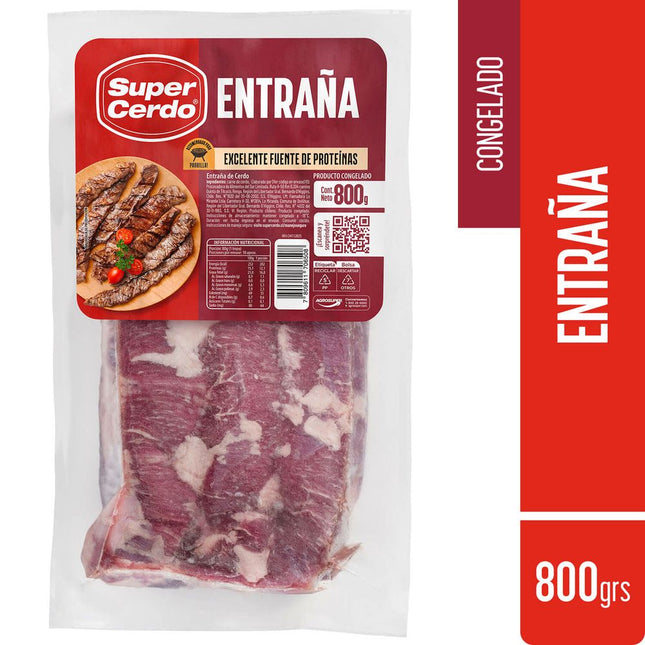 Entraña Cerdo Super Cerdo Cong 800 g