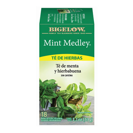 Té de Menta y Hierbabuena Bigelow 29 g 18 un | Apishop
