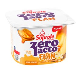 Flan Soprole Zerolacto Vainilla 110 g - Soprole | Apishop
