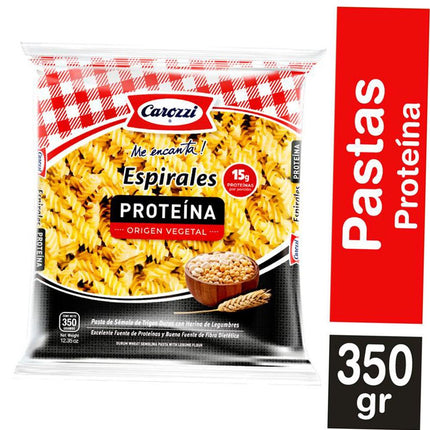 Fideos Espiral Proteínas Carozzi 350 g