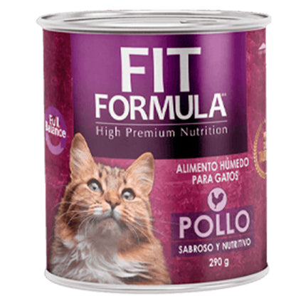 Lata Fit Gato Pollo 290 g