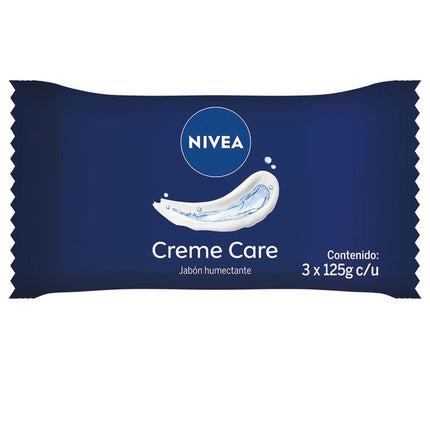Jabón Corporal Nivea Creme Care Milk 3 x 125 g
