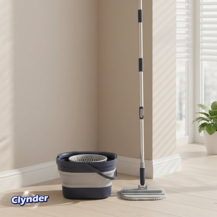 Set Mopa Cuadrada Spin Plegable Clynder 1 un | Apishop.cl