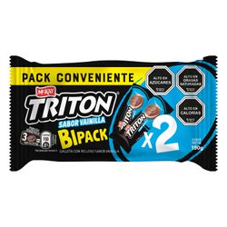 Pack 2 un. Galleta Tritón Sabor Vainilla 95 g