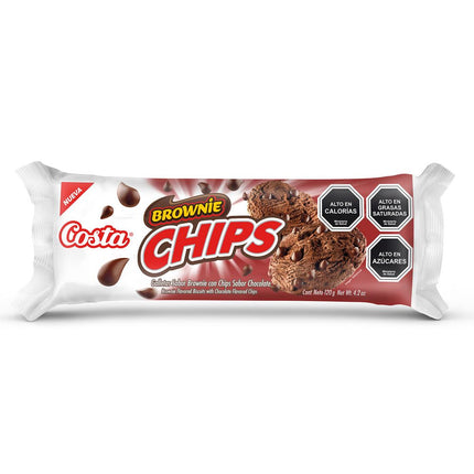 Galletas Choco Chips Brownie 120 g