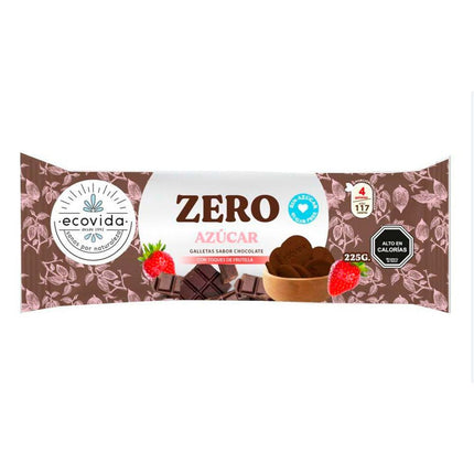 Galleta Ecovida Zero Choco Frutilla Sin Azúcar 220 g