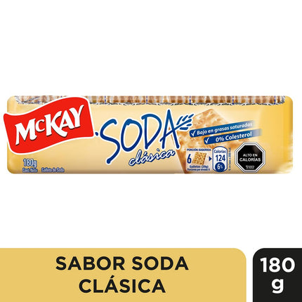 Galletas Mckay Soda Clásica 180 g