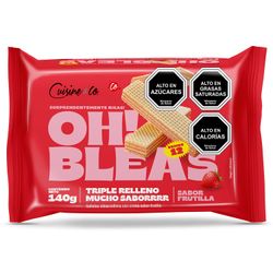 Galletas Oblea Cuisine & Co Frutilla 140 g