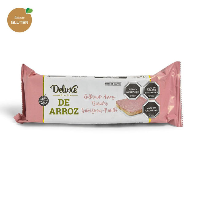 Galleta de Arroz Delux Sabor Frutilla 115 g
