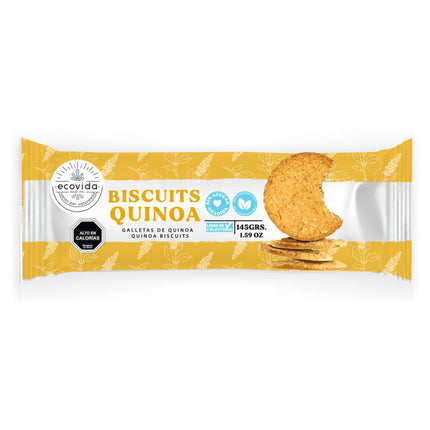 Galletas Ecovida Quinoa Biscuits Sin Azúcar 145G