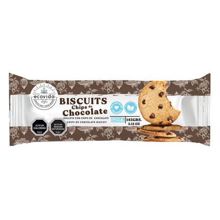 Galleta Ecovida Biscuit Chip Chocolate Sin Azúcar 145G