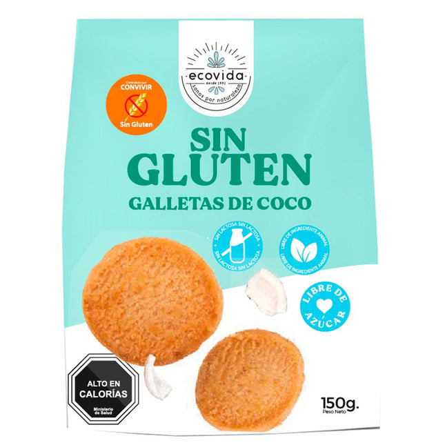 Galletas Ecovida Coco Sin Gluten 150 g