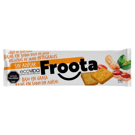 Galletas Ecovida Relleno Maní Sin Azúcar 150 g