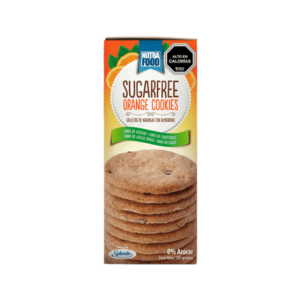 Galletas Nutra Food Sin Azúcar Naranja y Almendras 189 g