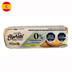 Galletas Sin Azúcar Rellenas de Limón Elgorriaga 180 g