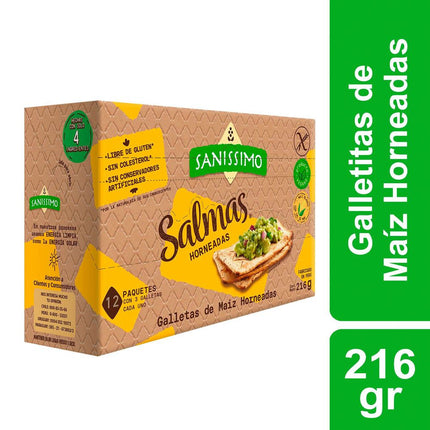 Galletas de Maíz Salmas Horneadas 216 g