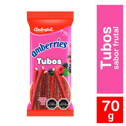 Gomita Amberries Tubos 70 g