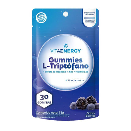 Gomitas L-Triptófano con Magnesio y B6 Vitaenergy 30 un.