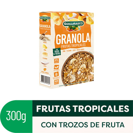 Granola Guallarauco con Frutas Tropicales 300 g