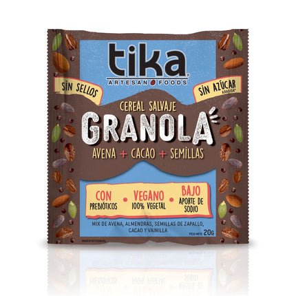 Granola Inflada Tika Cacao 20 g