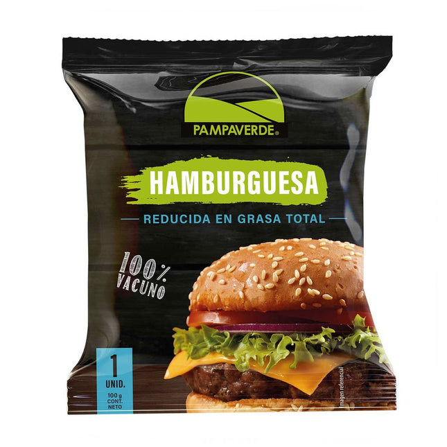 Hamburguesa Pampa Verde Bajo en Grasa 100 g