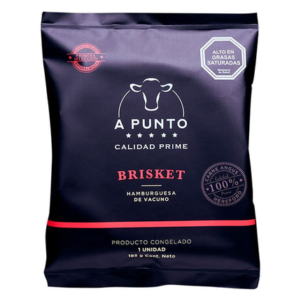 Hamburguesa de Vacuno A Punto Brisket 185 g