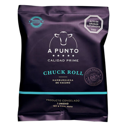 Hamburguesa de Vacuno A Punto Chuck Roll 185 g