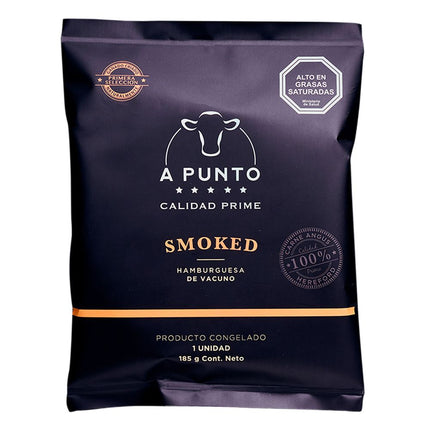 Hamburguesa de Vacuno A Punto Smoked 185 g