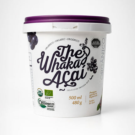 Helado Fruta Acai Orgánico Whaka 480 g