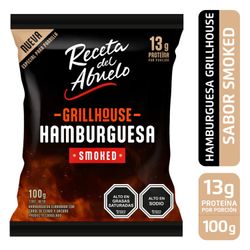 Hamburguesa Receta del Abuelo Grill House Smoked 100 g