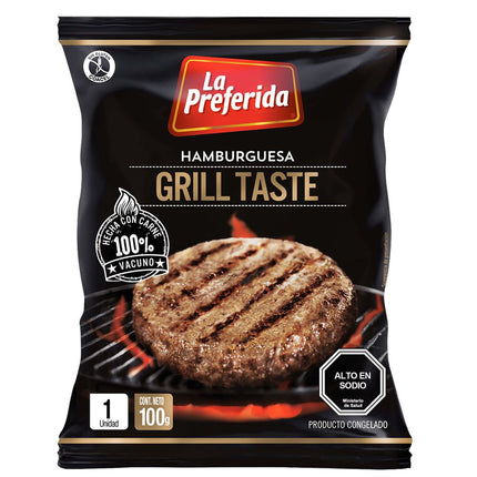 Hamburguesa de Vacuno La Preferida Grill Taste 100 g