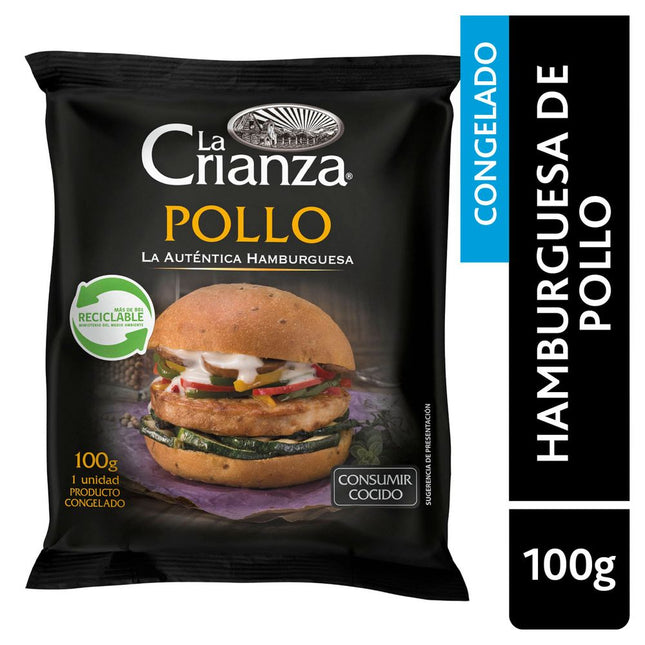 Hamburguesa de Pollo La Crianza 100 g