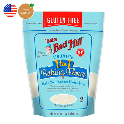 Harina Bob's Red Mill con Polvos Hornear Sin Gluten 624 g