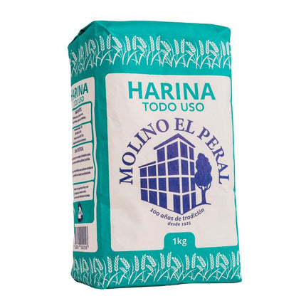 Harina El Peral Sin Polvos de Hornear 1 kg