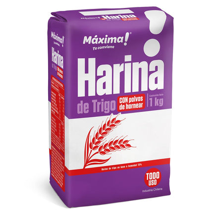 Harina Máxima con Polvos de Hornear 1 kg