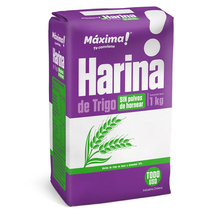 Harina Máxima Sin Polvos de Hornear 1 kg