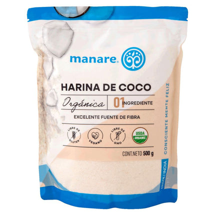 Harina de Coco Manare Orgánica 500 g