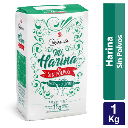 Harina Cuisine & Co Sin Polvos de Hornear 1 kg