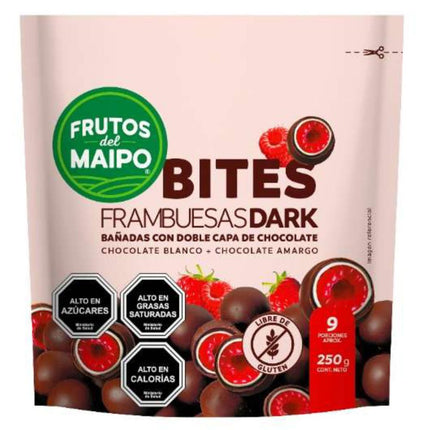 Helado Bites Frutos del Maipo Frambuesa Dark 250 g