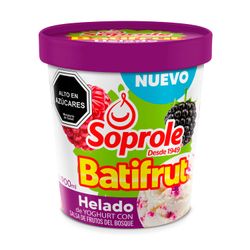Helado Soprole Batifrut Sabor Frutos Del Bosque 900 ml - Soprole | Apishop