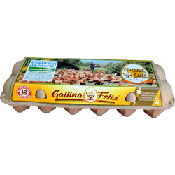 Huevos Gallina Feliz Extra Grandes 12 un. - Gallina Feliz | Apishop