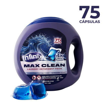 Detergente en Cápsulas Infinix 75 Pods | Apishop.cl