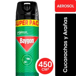 Insecticida Baygon Verde Mata Cucarachas Aerosol 450 cc