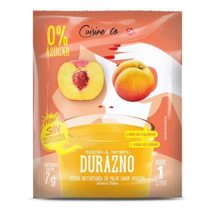 Jugo en Polvo Cuisine & Co Durazno 7 g