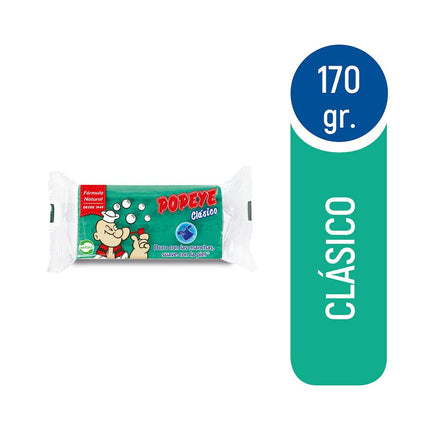 Jabón de Ropa Barra Popeye Clásico 170 g