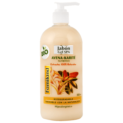 Jabón Líquido Familand Avena Karité 500 ml