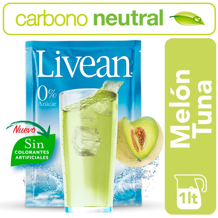 Jugo en Polvo Livean Melón Tuna 7 g